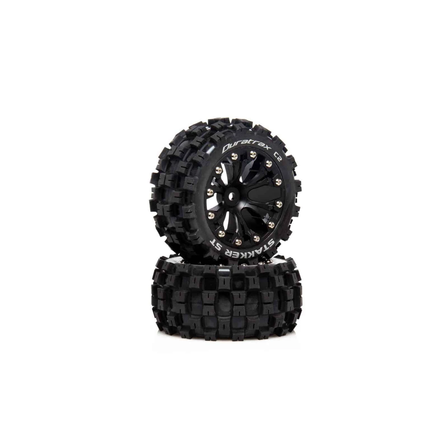 Duratrax STAKKER ST 2.8 Mounted F/R C2 0 Offset Black 2 3 Duratrax STAKKER ST 2.8 Mounted F/R C2 0 Offset Black 2