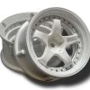 DS Racing 5 Spoke Triple White /Silver Rivets -TIRES & WHEELS And RC PARTS Sales de 003a