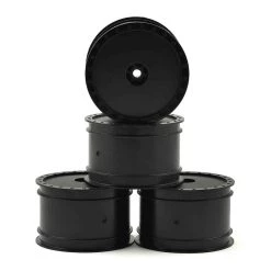 TIRES & WHEELS And RC PARTS Sales 30 DE Racing 12mm Hex "Borrego" 2.2 1/10 Buggy Rear Wheels 4 B6/22 Black
