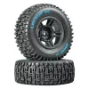 Duratrax Lockup SC 1/10 Mounted Slash Front Tire Black 2 -TIRES & WHEELS And RC PARTS Sales dtxc3670