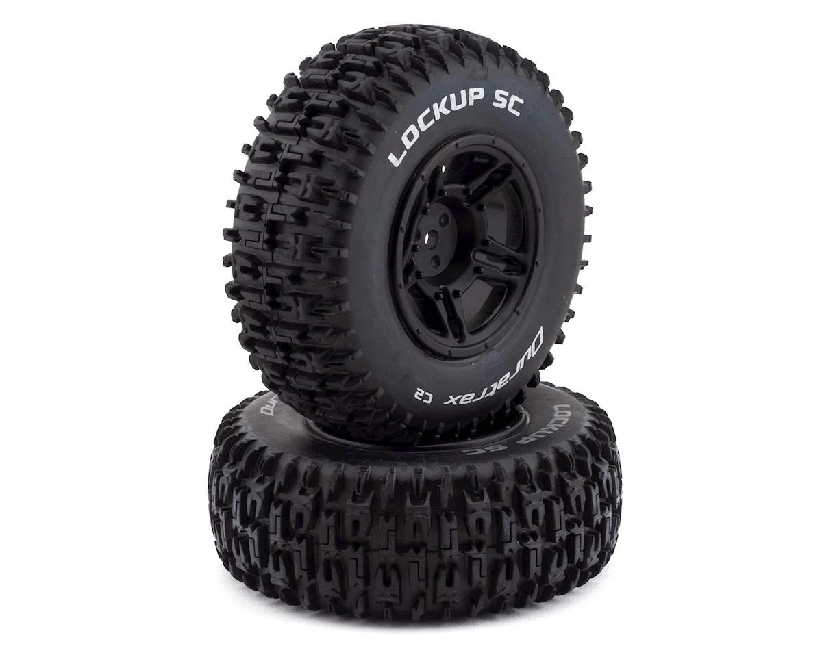 Duratrax Lockup SC 1/10 Mounted Slash Rear Tire Black 2 C2 3 Duratrax Lockup SC 1/10 Mounted Slash Rear Tire Black 2 C2