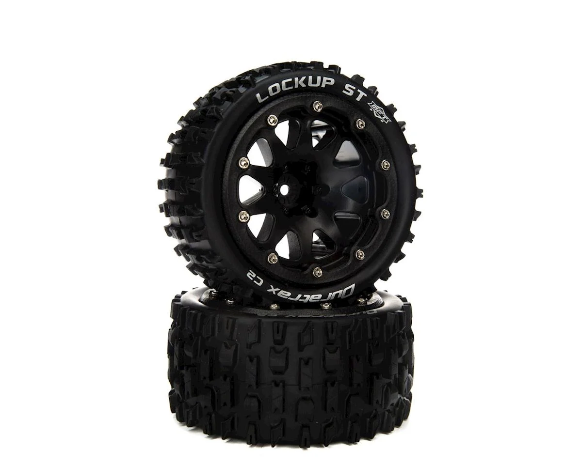 Duratrax Lockup ST Belted 2.8 2WD On-Road Truck Tires w/14mm Hex Black 2 3 Duratrax Lockup ST Belted 2.8 2WD On-Road Truck Tires w/14mm Hex Black 2