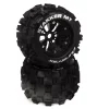 Duratrax Stakker MT 1/8 Monster Truck Tires Black 2 1/2 Offset -TIRES & WHEELS And RC PARTS Sales dtxc5581