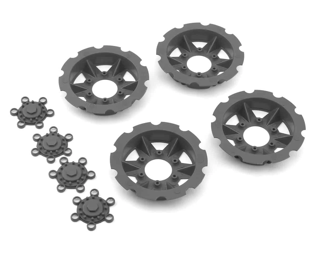 JConcepts Tracker Monster Truck Wheel Mock Beadlock Rings Silver 4 fits JCO3379 Dragon Wheels 3 JConcepts Tracker Monster Truck Wheel Mock Beadlock Rings Silver 4 fits JCO3379 Dragon Wheels