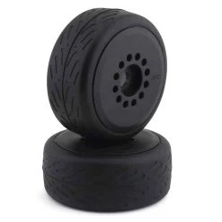 JConcepts Speed Claw Belted Tire Pre-Mounted w/Cheetah Speed-Run Wheel Black 2