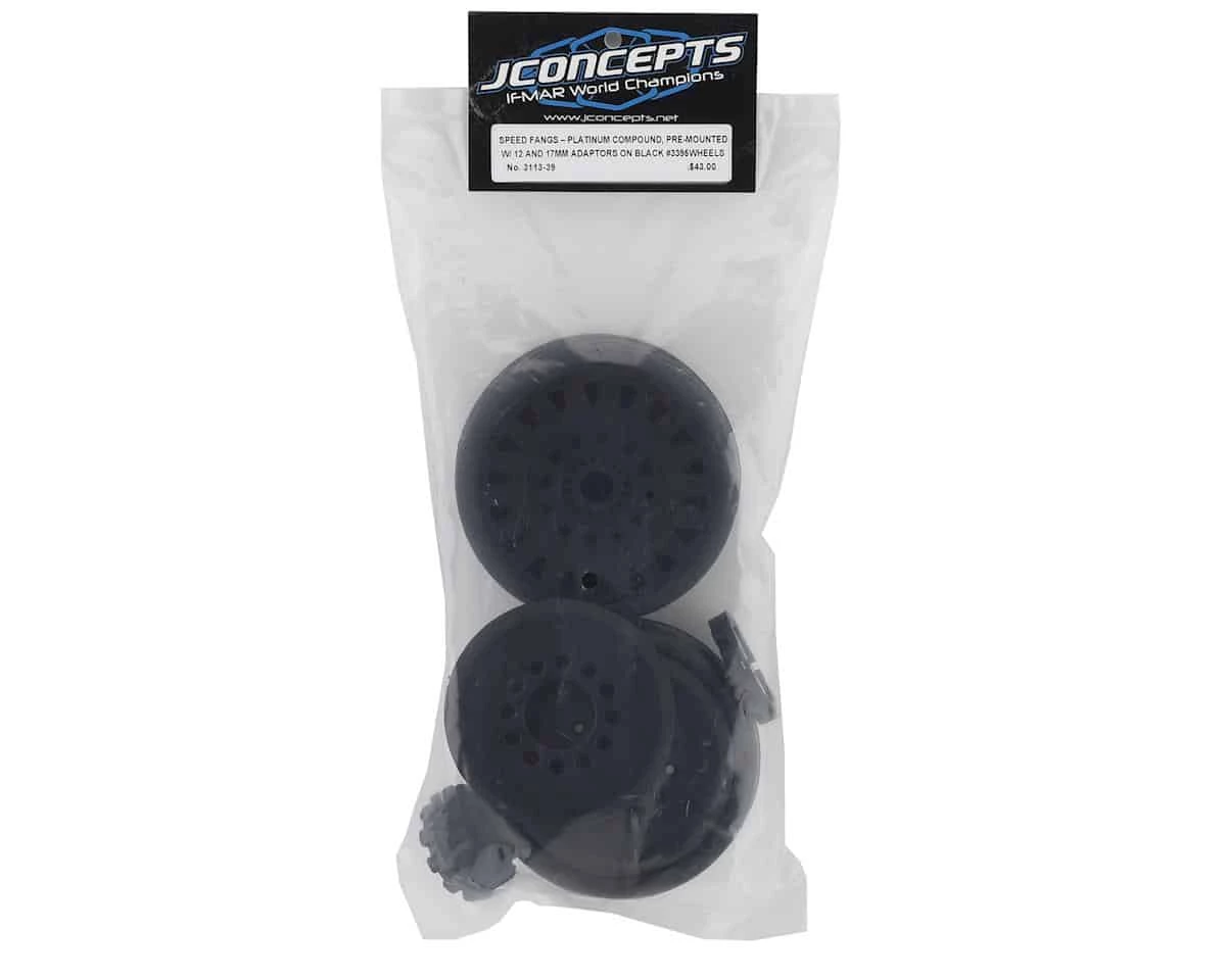 JConcepts Speed Claw Belted Tire Pre-Mounted w/Cheetah Speed-Run Wheel Black 2 6 JConcepts Speed Claw Belted Tire Pre-Mounted w/Cheetah Speed-Run Wheel Black 2 - Image 4