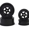 JConcepts Startec Street Eliminator Drag Racing Wheels Black w/12mm Hex 2x Rear SCT Wheels & 2x Front Buggy Wheels -TIRES & WHEELS And RC PARTS Sales jco3387b