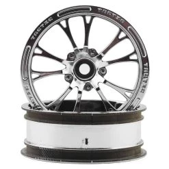 TIRES & WHEELS And RC PARTS Sales 25 JConcepts Tactic Street Eliminator 2.2" Front Drag Racing Wheels 2 Chrome w/12mm Hex