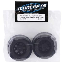 JConcepts Coil Mambo Street Eliminator Rear Drag Racing Wheels Black 2 w/12mm Hex -TIRES & WHEELS And RC PARTS Sales jco3409b 2