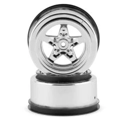 Losi 22S Drag Rear Wheels Chrome 2