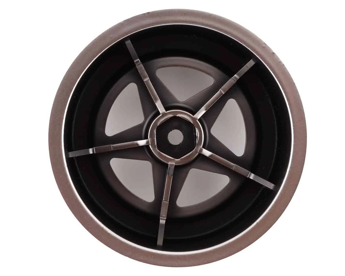 Losi 22S Drag Rear Wheels Satin Chrome 2 4 Losi 22S Drag Rear Wheels Satin Chrome 2 - Image 2