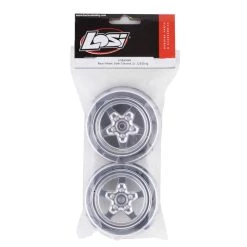 Losi 22S Drag Rear Wheels Satin Chrome 2 7 Losi 22S Drag Rear Wheels Satin Chrome 2 -TIRES & WHEELS And RC PARTS Sales los43048 2