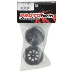 Protoform Vintage Racing Pre-Mounted Front Tire 2 26mm Black -TIRES & WHEELS And RC PARTS Sales prm10140 18 2