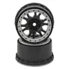 ProLine Impulse Pro-Loc Black Wheel w/Gray Ring XMX2 -TIRES & WHEELS And RC PARTS Sales pro2763 03