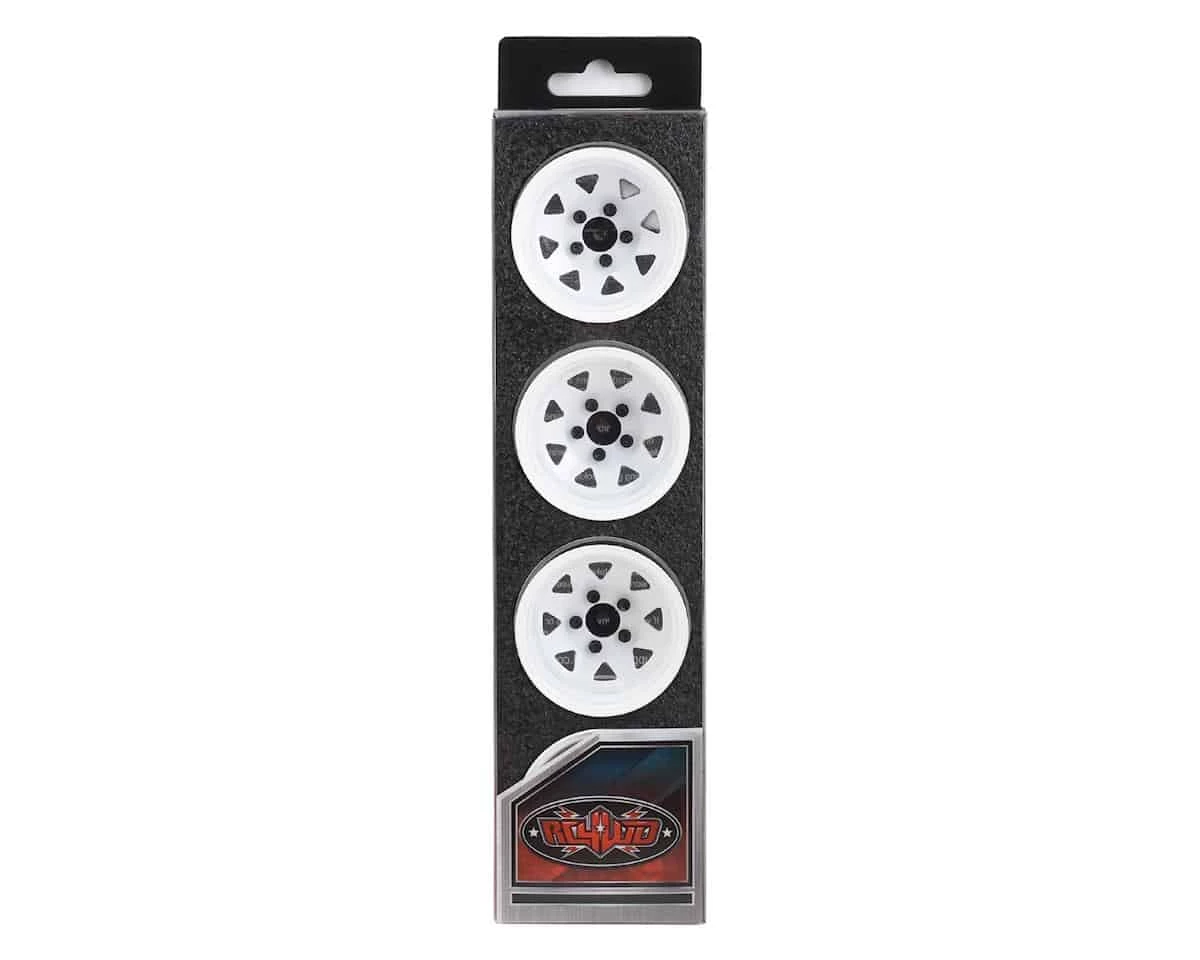 RC4WD 5 Lug Deep Dish Wagon 1.9 Steel Stamped Beadlock Wheels White 4 RC4WD 5 Lug Deep Dish Wagon 1.9 Steel Stamped Beadlock Wheels White - Image 2
