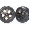 Traxxas Tires & wheels assembled glued All-Star black chrome wheels Anaconda tires foam inserts nitro rear/ electric front -TIRES & WHEELS And RC PARTS Sales s l1600 11