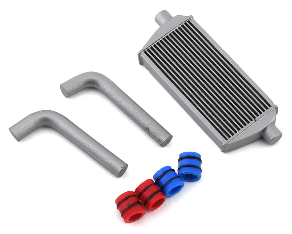 Sideways RC Scale Drift Full Intercooler Kit Silver Small 3 Sideways RC Scale Drift Full Intercooler Kit Silver Small