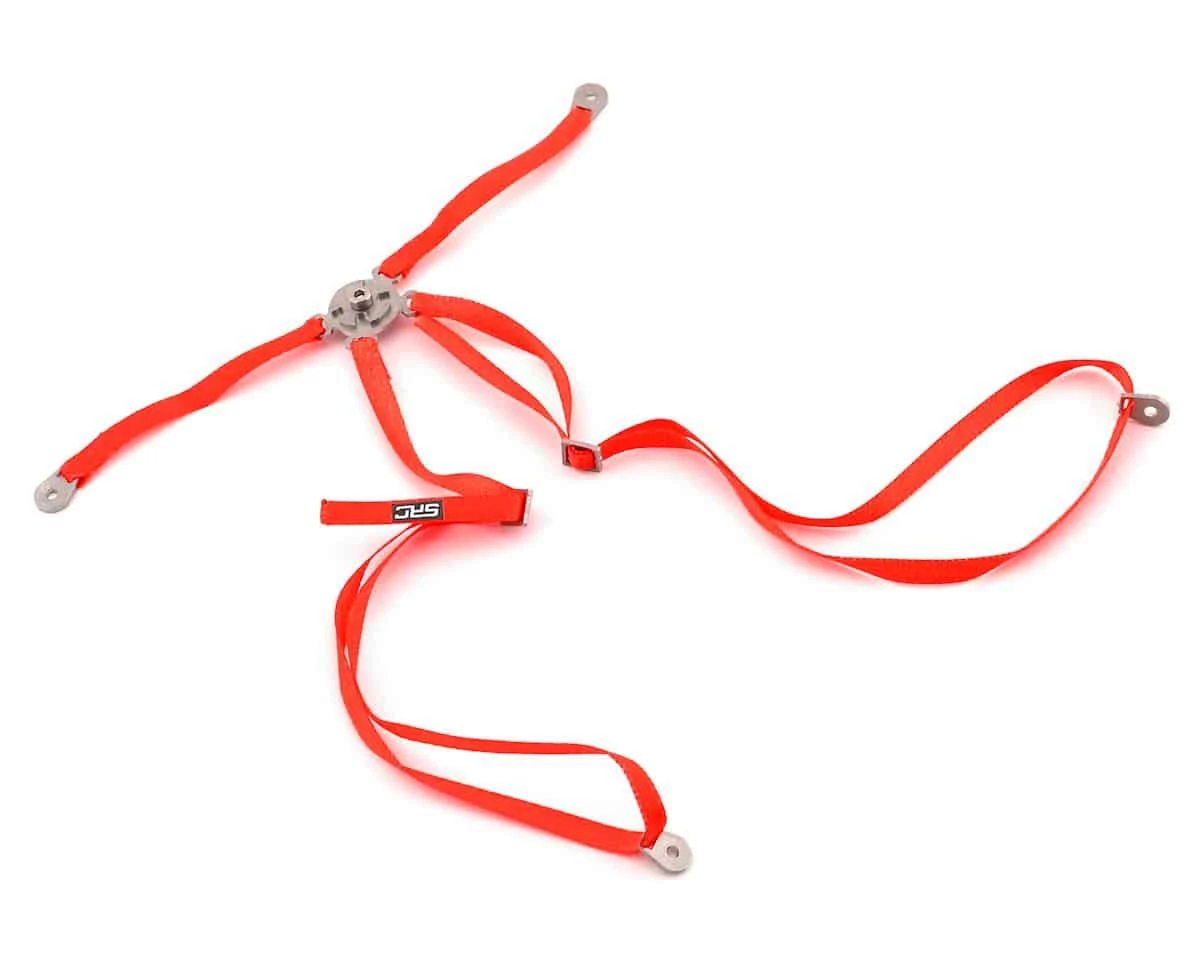 Sideways RC Scale Drift Bucket Seat Harness Red 3 Sideways RC Scale Drift Bucket Seat Harness Red