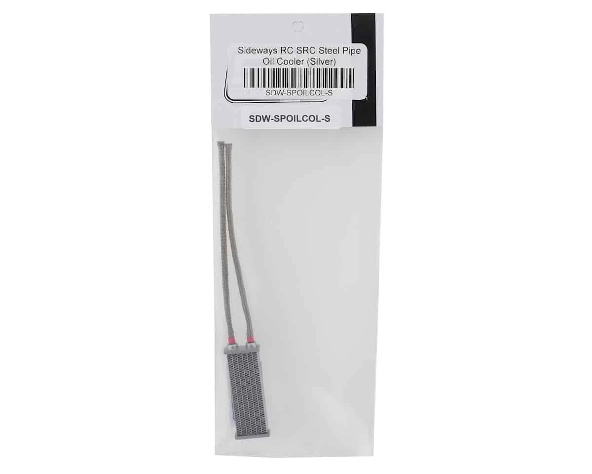 Sideways RC Scale Drift Steel Pipe Oil Cooler Silver 4 Sideways RC Scale Drift Steel Pipe Oil Cooler Silver - Image 2