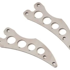 Sideways RC Scale Drift Custom Wing Mount Silver Style 1