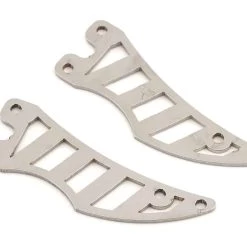 Sideways RC Scale Drift Custom Wing Mount Silver Style 8