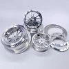 Reefs RC KURL Beadlock Aluminum 2.2/3.0" Drag Wheels 4pcs w Rings and Hardware -TIRES & WHEELS And RC PARTS Sales sehreefs89