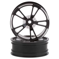 SSD V Spoke Aluminum Front and Rear 2.2 Drag Racing Wheels Black Set 4 -TIRES & WHEELS And RC PARTS Sales ssd00450