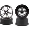 SSD V Spoke Aluminum Front and Rear 2.2 Drag Racing Wheels Black Set 4 -TIRES & WHEELS And RC PARTS Sales ssd00450 1set