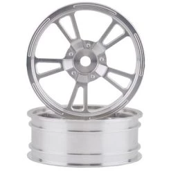SSD V Spoke Aluminum Front and Rear 2.2 Drag Racing Wheels Silver Set 4 -TIRES & WHEELS And RC PARTS Sales ssd00470