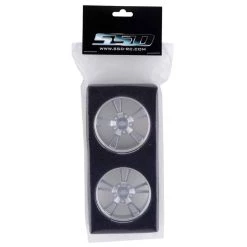 SSD V Spoke Aluminum Front and Rear 2.2 Drag Racing Wheels Silver Set 4 -TIRES & WHEELS And RC PARTS Sales ssd00470 2