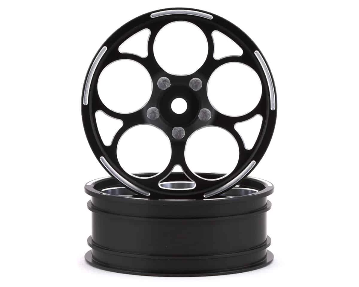 SSD 5 Hole Aluminum Front and Rear 2.2 Drag Racing Wheels Black Set 4 8 SSD 5 Hole Aluminum Front and Rear 2.2 Drag Racing Wheels Black Set 4 - Image 6