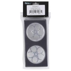 SSD 5 Hole Aluminum Front and Rear 2.2 Drag Racing Wheels Silver Set 4 -TIRES & WHEELS And RC PARTS Sales ssd00477 2