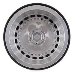 SSD 5 Hole Aluminum Front and Rear 2.2 Drag Racing Wheels Silver Set 4 -TIRES & WHEELS And RC PARTS Sales ssd00492 1