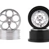 SSD 5 Hole Aluminum Front and Rear 2.2 Drag Racing Wheels Silver Set 4 -TIRES & WHEELS And RC PARTS Sales ssd00492set