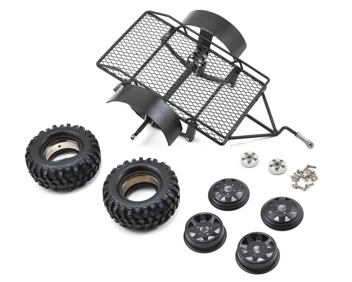 Yeah Racing 1/10 Scale Aluminum Leaf Spring Hitch Mount Crawler Trailer 3 Yeah Racing 1/10 Scale Aluminum Leaf Spring Hitch Mount Crawler Trailer