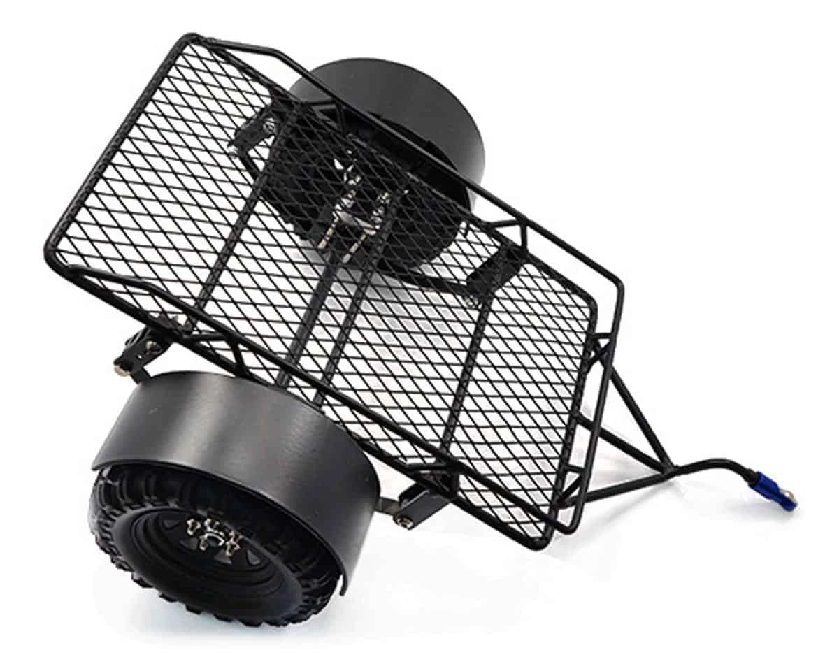 Yeah Racing 1/10 Scale Aluminum Leaf Spring Hitch Mount Crawler Trailer 4 Yeah Racing 1/10 Scale Aluminum Leaf Spring Hitch Mount Crawler Trailer - Image 2